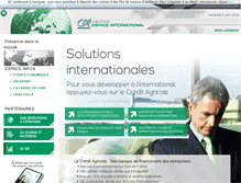 Tablet Screenshot of espace-international.credit-agricole-aquitaine.fr